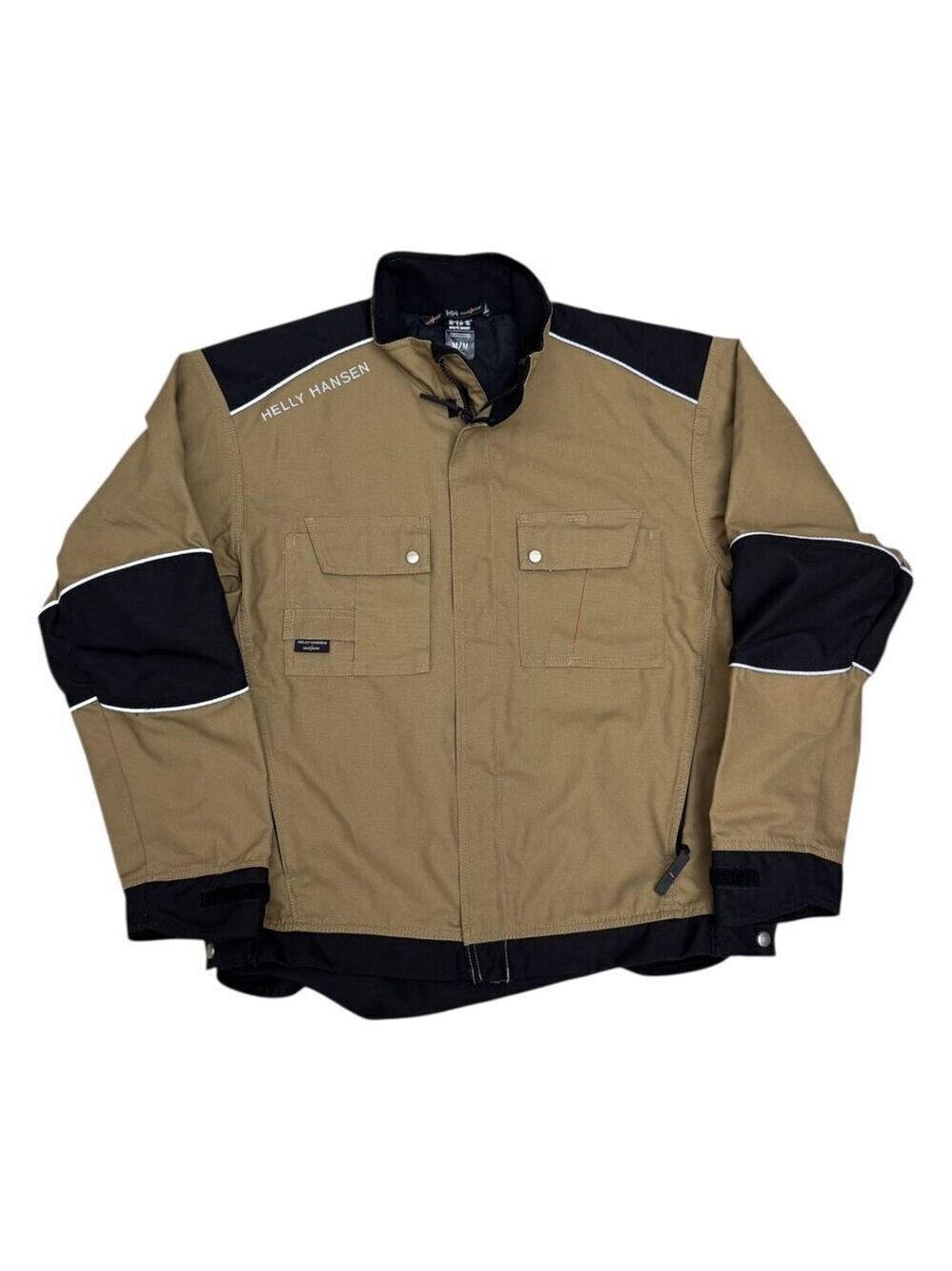 HELLY HANSEN Work Wear Canvas Casual Bomber Jacket Mens Medium